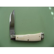 SCHATT & MORGAN CUSTOM MAMMOTH 1 BLADE TRAPPER KNIFE SCHATT & MORGAN CUSTOM MAMMOTH 1 BLADE TRAPPER KNIFE