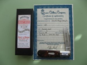 SCHATT & MORGAN COCOBOLO BARLOW KNIFE