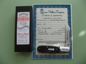 SCHATT & MORGAN COCOBOLO BARLOW KNIFE