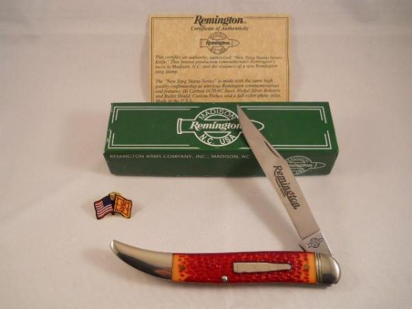 Remington New Tang Stamp Series Bullet Knife USA Mint Remington New Tang Stamp Series Bullet Knife USA Mint