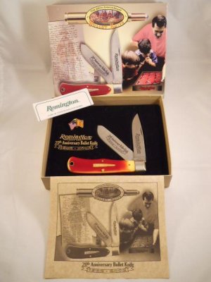 Remington 20th Anniversary Bullet Knife USA Mint