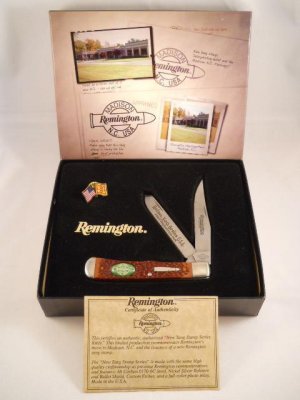 Remington New Tang Stamp Series Bullet Knife USA Mint