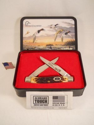 Schrade Ducks Unlimited 77UH USA Mint
