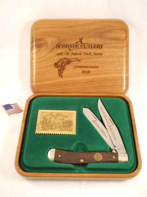 Schrade 1987/88 Federal Duck Stamp USA Mint