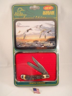 Schrade Ducks Unlimited Trapper USA Mint