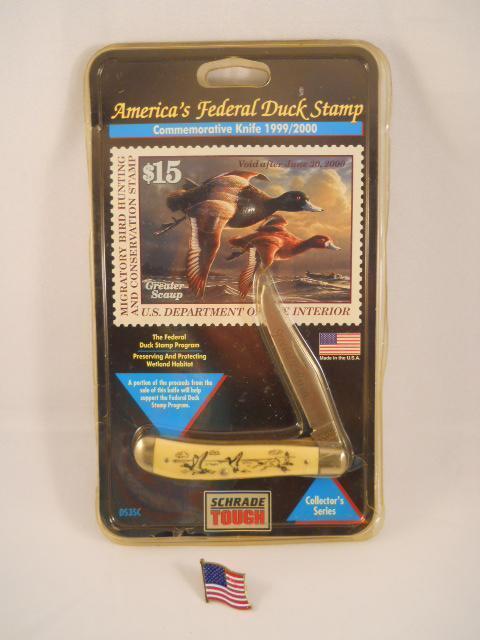 Schrade 1999/2000 Federal Duck Stamp USA Mint Schrade 1999/2000 Federal Duck Stamp USA Mint