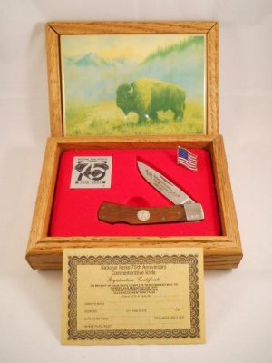 Schrade National Parks Service 75th Anniversary USA Mint