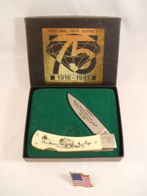Schrade National Parks Service 75th Anniversary USA Mint