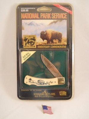 Schrade National Parks Service 75th Anniversary USA Mint