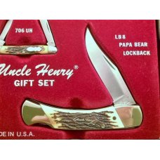 Schrade Uncle Henry SGS-4 Gift Set USA Mint Schrade Uncle Henry SGS-4 Gift Set USA Mint