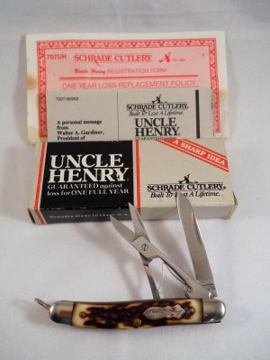 Schrade Uncle Henry 707UH USA Mint