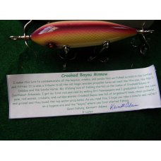 Mint in Box Kermett Adams Fishing Lure-Great Lure all signed, catch fish
