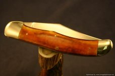 Schatt & Morgan #44 Folding Hunter Burnt Orange Bone Short Run 1 of 50. #602-612 Schatt & Morgan #44 Folding Hunter Burnt Orange Bone Short Run 1 of 50. #602-612