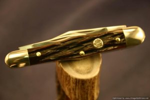 Queen Cutlery #48SB Stag Bone Whittler.  #514