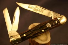 Queen Cutlery #48SB Stag Bone Whittler.  #514