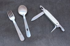 Rare 1976 Victorinox Soldier & Wengerinox Fork & Spoon Set Swiss Army Knife SAK Rare 1976 Victorinox Soldier & Wengerinox Fork & Spoon Set Swiss Army Knife SAK