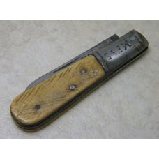 MF&S M Furness Genuine Bone Handle 1 Blade Barlow Knife *Rare* c.1800's MF&S M Furness Genuine Bone Handle 1 Blade Barlow Knife *Rare* c.1800's
