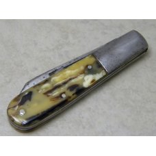 Corning Knife Co. NY City Model 3431 Celluloid 2 Blade Barlow Knife Early 1900's Corning Knife Co. NY City Model 3431 Celluloid 2 Blade Barlow Knife Early 1900's