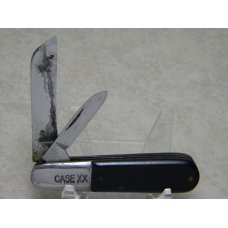 Vintage Case XX 1940-50 Saw Cut Black Composition 62009SH Sheepfoot Blade Barlow Knife Vintage Case XX 1940-50 Saw Cut Black Composition 62009SH Sheepfoot Blade Barlow Knife