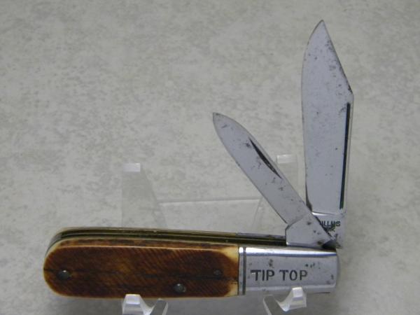 Camillus New York USA Tip Top Saw Cut Bone 2 Blade Barlow Knife c.1940's Camillus New York USA Tip Top Saw Cut Bone 2 Blade Barlow Knife c.1940's