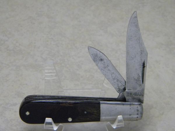 KA-BAR Saw Cut Bone 2 Blade Barlow Knife c.1923-1950 KA-BAR Saw Cut Bone 2 Blade Barlow Knife c.1923-1950