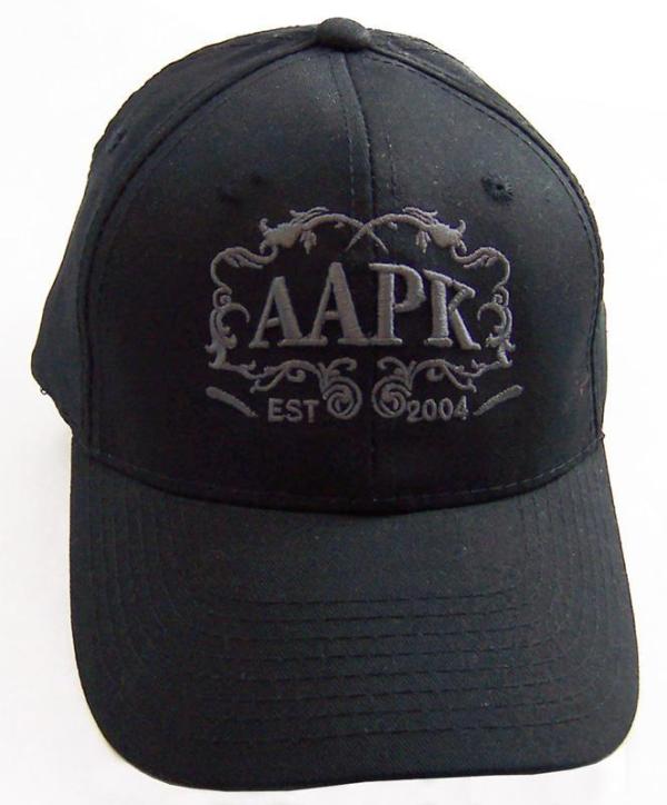 Black Colored All About Pocket Knives Hat  With  Grey Embroidery