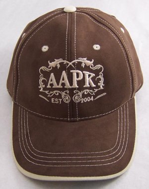 Brown Colored All About Pocket Knives Hat  With Tan Accents & Embroidery