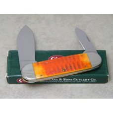 Case XX USA 2007 Dark Orange Bone 6250 SS Elephant Toe Knife in Box Case XX USA 2007 Dark Orange Bone 6250 SS Elephant Toe Knife in Box