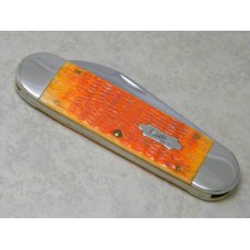 Case XX USA 2007 Dark Orange Bone 6250 SS Elephant Toe Knife in Box Case XX USA 2007 Dark Orange Bone 6250 SS Elephant Toe Knife in Box