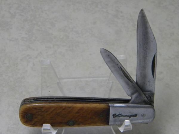 Cattaraugus Cutlery Co. Model 2159 Genuine Saw Cut Bone 2 Blade Barlow Knife Cattaraugus Cutlery Co. Model 2159 Genuine Saw Cut Bone 2 Blade Barlow Knife