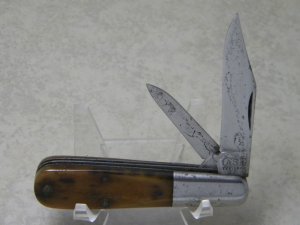 Case Tested XX 1920-1940 Genuine Green Bone 62009 1/2 Bone 2 Blade Barlow Knife