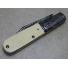Remington "Script" RB44W White 2 Blade Barlow Knife c.1930's