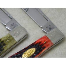 Case XX SS USA 3 Dot (1987) Bone R6111 1/2 & G6111 1/2 Tested XX Commemorative Knife Set in Box Case XX SS USA 3 Dot (1987) Bone R6111 1/2 & G6111 1/2 Tested XX Commemorative Knife Set in Box