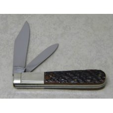 F.A. Bower Dist. Co. Solingen Germany #35 Bone Stepped Bolster Barlow Knife F.A. Bower Dist. Co. Solingen Germany #35 Bone Stepped Bolster Barlow Knife