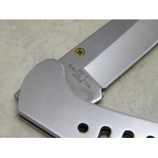 Rigid RG-1 Surgical Steel Japan Plain Edge Metal Linerlock Knife & Pouch in Box Rigid RG-1 Surgical Steel Japan Plain Edge Metal Linerlock Knife & Pouch in Box