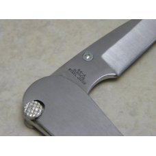 Rigid RG-4 Surgical Steel Japan Plain Edge Metal & Abalone Locking Blade Thumb Stud Knife in Box Rigid RG-4 Surgical Steel Japan Plain Edge Metal & Abalone Locking Blade Thumb Stud Knife in Box