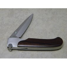 Rigid RG-5 Surgical Steel Japan Plain Edge Wood & Metal Locking Blade Thumb Stud Knife in Box Rigid RG-5 Surgical Steel Japan Plain Edge Wood & Metal Locking Blade Thumb Stud Knife in Box