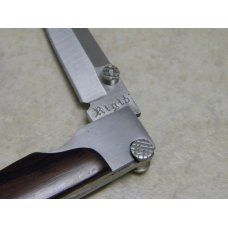 Rigid RG-5 Surgical Steel Japan Plain Edge Wood & Metal Locking Blade Thumb Stud Knife in Box Rigid RG-5 Surgical Steel Japan Plain Edge Wood & Metal Locking Blade Thumb Stud Knife in Box