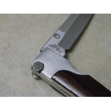 Rigid RG-5 Surgical Steel Japan Plain Edge Wood & Metal Locking Blade Thumb Stud Knife in Box Rigid RG-5 Surgical Steel Japan Plain Edge Wood & Metal Locking Blade Thumb Stud Knife in Box