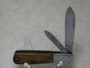 Dunlap USA (Sears & Roebuck Trademark) Bone 2 Blade Barlow Knife c.1938-1942