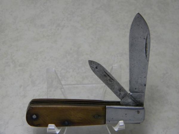 Dunlap USA (Sears & Roebuck Trademark) Bone 2 Blade Barlow Knife c.1938-1942 Dunlap USA (Sears & Roebuck Trademark) Bone 2 Blade Barlow Knife c.1938-1942