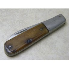 Dunlap USA (Sears & Roebuck Trademark) Bone 2 Blade Barlow Knife c.1938-1942 Dunlap USA (Sears & Roebuck Trademark) Bone 2 Blade Barlow Knife c.1938-1942
