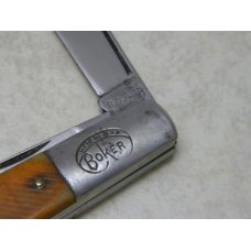 Boker Made in USA Saw Cut Bone Model 493 2 Blade Barlow Knife c.1950's *Rare Boker Barlow* Boker Made in USA Saw Cut Bone Model 493 2 Blade Barlow Knife c.1950's *Rare Boker Barlow*