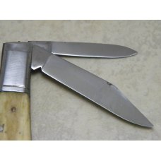 W.D. Herbert Bone Curved Frame 2 Blade Barlow Knife with Stepped Bolsters *Rare Stamp* W.D. Herbert Bone Curved Frame 2 Blade Barlow Knife with Stepped Bolsters *Rare Stamp*