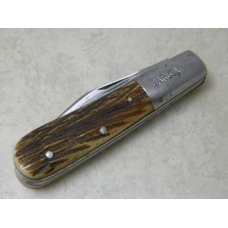 Weske Cutlery Co. Sandusky O. Jigged Bone 2 Blade Barlow Knife c.1940's Weske Cutlery Co. Sandusky O. Jigged Bone 2 Blade Barlow Knife c.1940's
