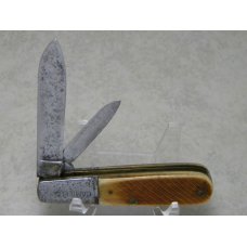 Camillus New York USA Bone 2 Blade Barlow Knife Camillus New York USA Bone 2 Blade Barlow Knife