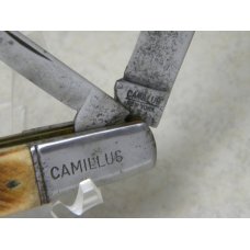 Camillus New York USA Bone 2 Blade Barlow Knife Camillus New York USA Bone 2 Blade Barlow Knife