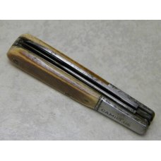 Camillus New York USA Bone 2 Blade Barlow Knife Camillus New York USA Bone 2 Blade Barlow Knife