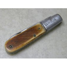 Camillus New York USA Bone 2 Blade Barlow Knife Camillus New York USA Bone 2 Blade Barlow Knife