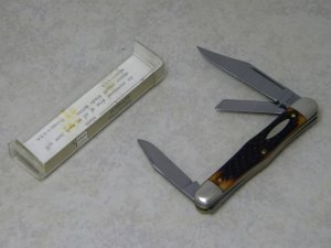 Schrade USA 863 Delrin Balloon Stockman Knife in Tube (Same as Camillus 72 Whittler)